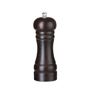 Rasnita pentru piper Hendi, lemn inchis, ø57x(H)165 mm