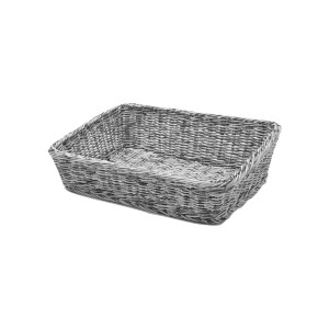 Cos servire pentru paine, Hendi, 400x300x(H)120 mm, Gri