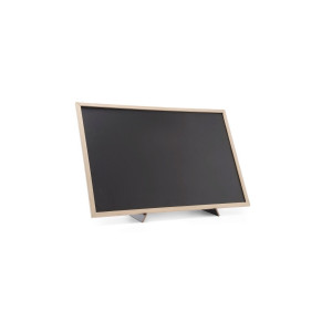 Tabla neagra cu suport si rama de lemn 300x400 mm Hendi