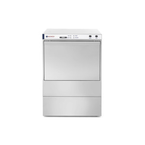 Masina profesionala de spalat vase K 50 50 x 50 control electromecanic 6600 W Hendi Inox 570x600(+370)x(H)830 mm