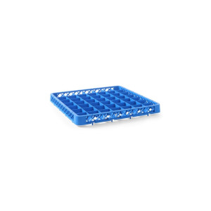 Cos universal pentru masina de spalat vase polietilena Albastru 500x500x(H)45 mm, Hendi 49 compartimente