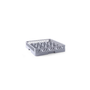 Cos universal pentru masina de spalat vase polietilena Hendi, Gri 500x500x(H)104 mm 16 compartimente