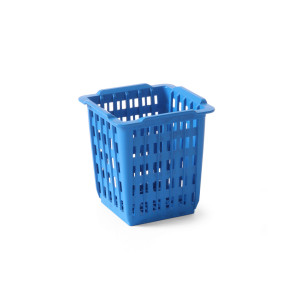 Cos universal pentru masina de spalat vase polietilena, Albastru Hendi  125x84x(H)135 mm