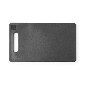 Tocator universal negru cu maner, 250x150x(H)10 mm, Hendi, polietilena HDPE, ambele parti potrivite pentru taiere, potrivit si la uz profesional