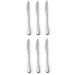Set 6 x cutite masa, lungime 22.5 cm, inox cu finisaj oglinda, Hendi Profi Line