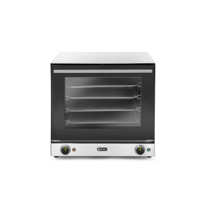 Cuptor convectie Hendi H90, 4 tavi 438x315 mm incluse, 2 elemente incalzire, 2 ventilatoare, termostat reglabil 50-300 gr C, timer 0-120 min, 2670 W,595x624x(H)572mm