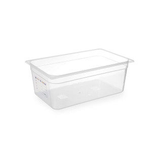 Tava gastronorm GN1/1, 530x325x(H)150 mm, 21 lt, cu marcaj HACCP, polipropilena, Hendi