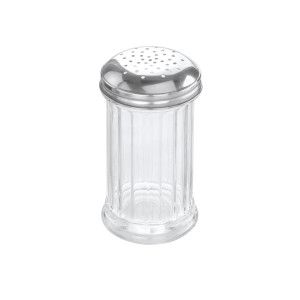 Set 6 dispensere/dozatoare pentru zahar pudra, sticla/inox, Hendi, 335 ml