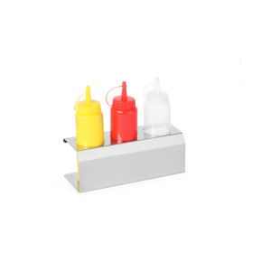 Stand Hendi pentru sos - 3 dispensere - 0.35 litri