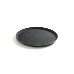 Tava servire rotunda 36 cm, polipropilena, suprafata cauciuc anti-alunecare, Hendi