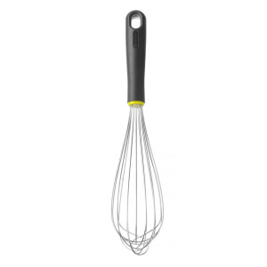 Tel bucatarie tip French, 8 fire rigide si groase din inox, cu maner Nylon, 40 cm