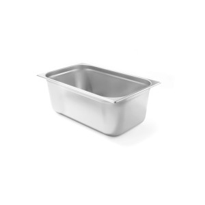 Tava Hendi Gastronorm GN 1/1 100 mm 14 litri, gama Budget Line, otel inoxidabil