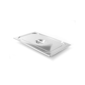 Capac Hendi Gastronorm cu fanta lingura servire GN 1/1 - gama Kitchen Line, otel inoxidabil