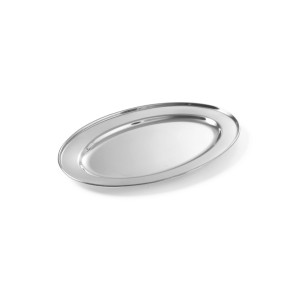 Tava servire ovala, inox, 19x14 mm, Hendi