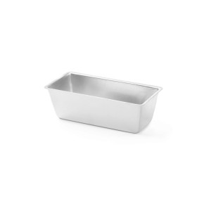 Forma Hendi pentru chec sau cozonac din aluminiu, 300x110x(H)75 mm, dreptunghiulara