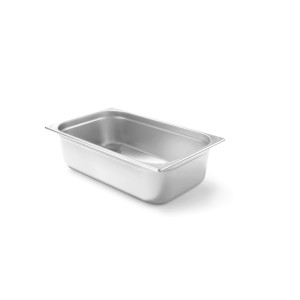Tava Gastronorm GN 1/1, 530x325x(H)65 mm, 8.6 litri, inox, Hendi Kitchen Line