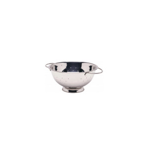 Colander Hendi, otel inoxidabil, cu baza si 2 manere, 280x(H)135 mm