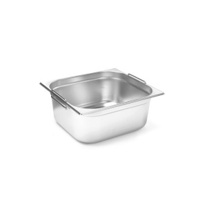 Tava Gastronorm inox cu manere GN 2/3 150 mm , Hendi, 13 lt