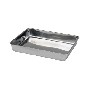 Tava pentru carne, otel inoxidabil, 260x200x(H)48 mm, Hendi