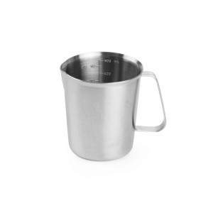 Cana gradata 1 lt, Inox, Hendi, 120x(H)135 mm
