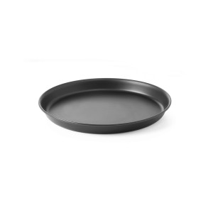 Tava rotunda pentru pizza, 600x(H)25 mm, otel, Hendi