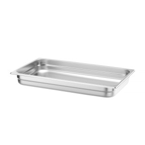 Tava Gastronorm GN 1/1 65 mm 8.6 litri, gama Hendi Profi Line, otel inoxidabil