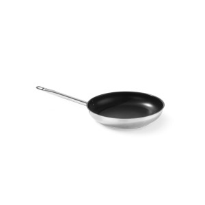 Tigaie inox teflonata cu strat anti-aderent, 28 cm diametru x 5 cm inaltime, gama Hendi Profi Line