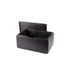 Cutie termoizolanta cu capac pentru transport, 53 lt, ideala pentru transport, spuma polipropilenica, interior 625x425x(H)200mm, exterior 685x485x(H)260 mm, Hendi Kitchen Line
