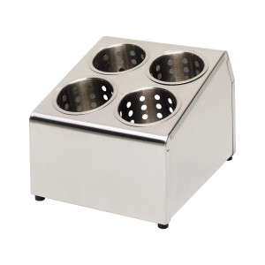 Suport Hendi pentru 4 cosuri tacamuri, Inox, 255x295x(H)215 mm