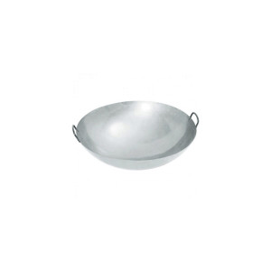 Tigaie Wok mare, diametru 70 cm x inaltime 23.5 cm, din tabla de otel 1.5 mm grosime, cu 2 manere