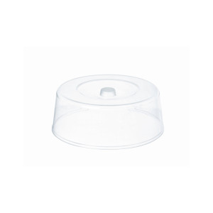 Capac pentru platou tort, Hendi, plastic transparent, diam. 30x(H)11 cm