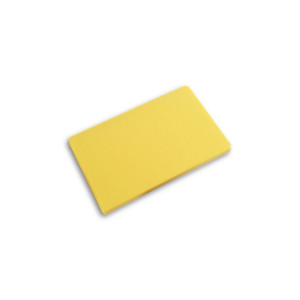Tocator galben 450x300x(H)12.7 mm, polietilena HDPE 500, respecta normele de igiena HACCP, Hendi
