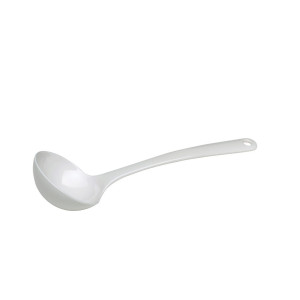Lingura sos, Hendi, 23.5 cm, alba, 70 ml, din plastic rezistent termic
