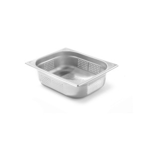 Tava Hendi perforata Gastronorm GN 1/2 65 mm 3.6 lt - gama Kitchen Line, otel inoxidabil