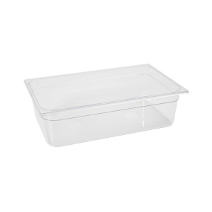 Tava Gastronorm GN 1/1 65 mm 9 lt - policarbonat transparent- Hendi