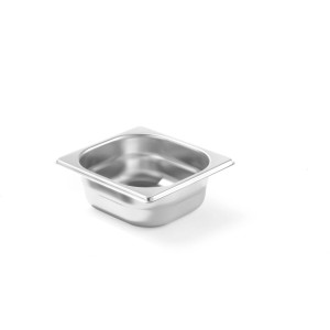 Tava Hendi Gastronorm GN 1/6 65 mm 1 lt - gama Profi Line, otel inoxidabil