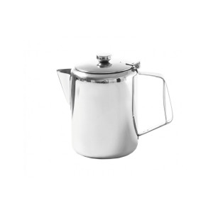 Ibric din inox pentru servire, Hendi, cu capac rabatabil, capacitate 0.6lt