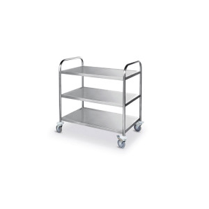 Carucior Hendi inox pentru 3 tavi, 905x585x(H)945mm