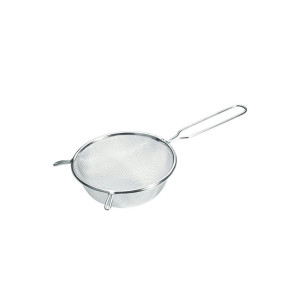 Strecuratoare mare cu maner, inox, Hendi, diametru 24 cm x lungime 41 cm, potrivita si pentru uz profesional