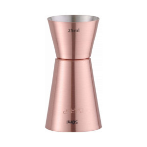 Jigger 25/50 ml, Bar up, Cupru, ø42x(H)86mm
