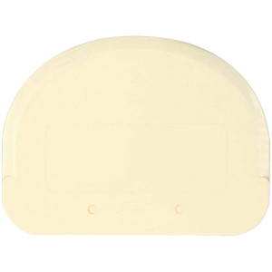 Racleta aluat semicirculara, HENDI, 120x88mm