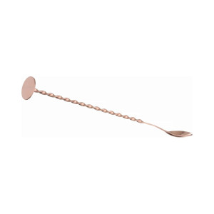 Bar lingura cu muddler, Bar up, Cupru, 280x35mm