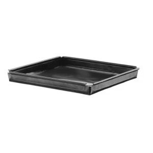 Tava pentru cuptoare cu convectie si microunde, antiaderenta, intarita, HENDI, neagra, 290x290x(H)20mm