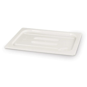 Capac pentru recipiente GN din policarbonat alb, HENDI, GN 1/2, alb, 265x325mm