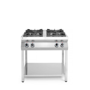 Masina de gatit cu 4 arzatoare pe stand deschis HENDI Smart, 2x3,5kW+2x6kW, 800x700x(H)900mm