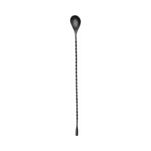 Lingura bar, Bar up, Negru, 385x35mm