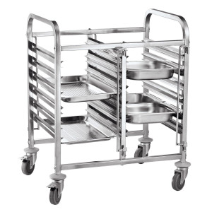 Carucior mobil dublu - 12 x GN 1/1 HENDI, 810x610x(H)960mm