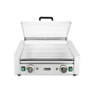 Grill rola Hendi cu capac, 11 role, 220-240V/980W, 566x527x(H)259mm