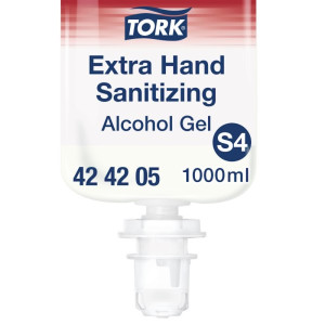 Tork Extra 424205 – Alkoholowy żel do dezynfekcji rąk S4 - 1000 ml