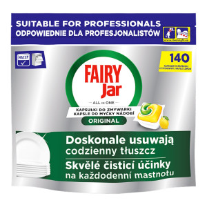 Fairy Professional Original Lemon – Kapsułki do zmywarki All in One 140 szt